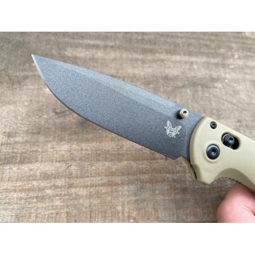 Benchmade 430BK Folding Knife (Black & Yellow Handle)