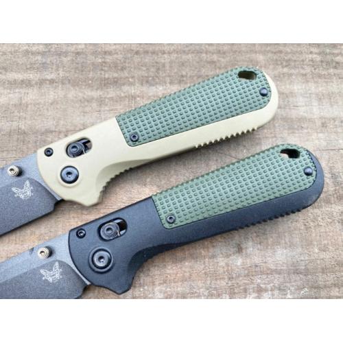 Benchmade 430BK Folding Knife (Black & Yellow Handle)