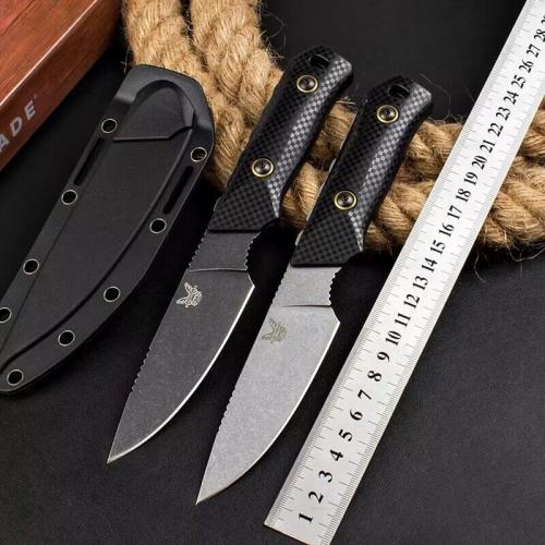 Introducing the Benchmade 15600 OR Raghorn Hunting Knife.