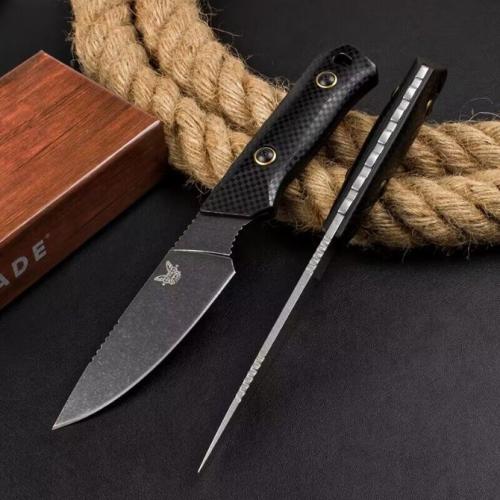 Introducing the Benchmade 15600 OR Raghorn Hunting Knife.