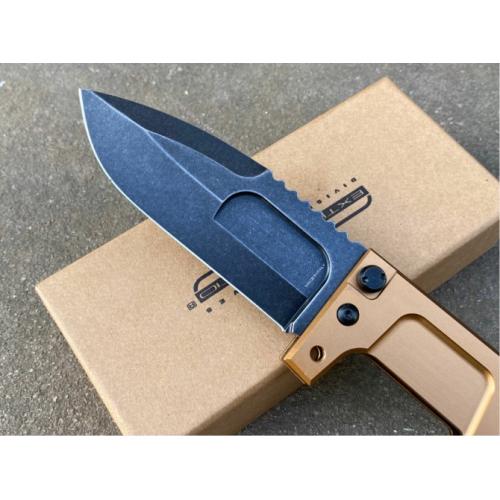 Extrema Ratio Raoll Survival Folding Knife with Yellow Handle