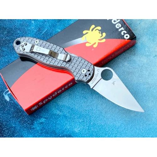 Spyderco C223 Checkered Folding Knife
