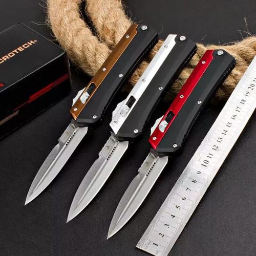 Introducing the New Microtech Ultratech OTF Knife with a Zinc-Aluminum Handle.