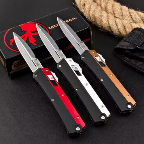 Introducing the New Microtech Ultratech OTF Knife with a Zinc-Aluminum Handle.