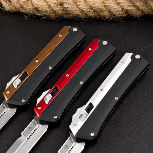 Introducing the New Microtech Ultratech OTF Knife with a Zinc-Aluminum Handle.