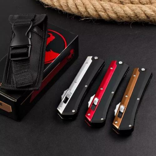 Introducing the New Microtech Ultratech OTF Knife with a Zinc-Aluminum Handle.