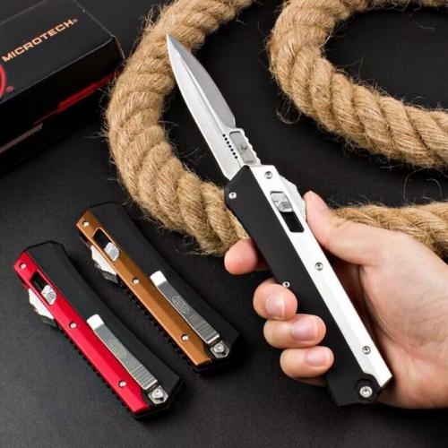 Introducing the New Microtech Ultratech OTF Knife with a Zinc-Aluminum Handle.