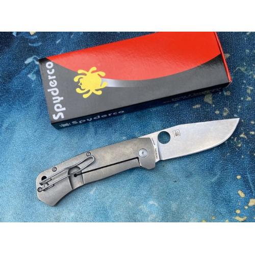 Spyderco C186 Titanium Folding Knife