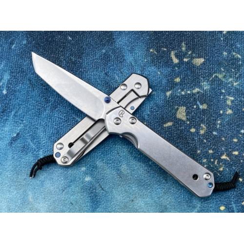 Classic - ChrisV Little Shark Folding Knife with Steel Handle
