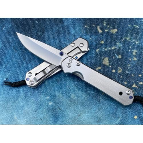 Classic - ChrisV Little Shark Folding Knife with Steel Handle