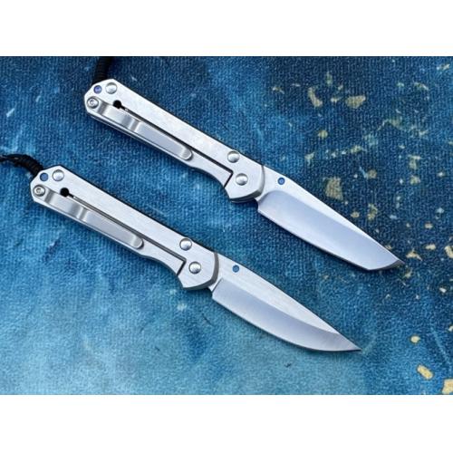 Classic - ChrisV Little Shark Folding Knife with Steel Handle