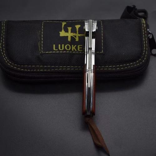 LUOKESI SULONG VG10 Damascus Quick-Open Folding Knife