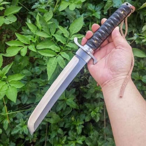 Ebony Samurai Short Sword: Dragon and Phoenix Edition