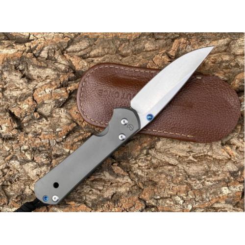 ChrisV 21st Anniversary Folding Knife with Titanium Handle