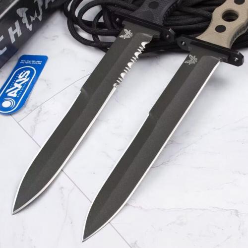Introducing the new Benchmade 185BK SOCP Tactical Fixed Blade, featuring a durable G10 handle.