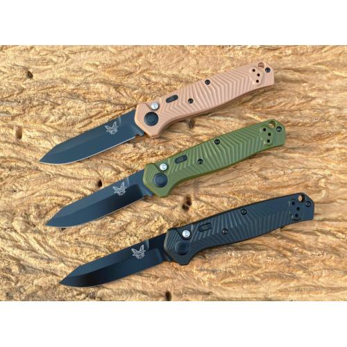 Benchmade 8551BK Side-Opening Folding Knife with G10 Handle