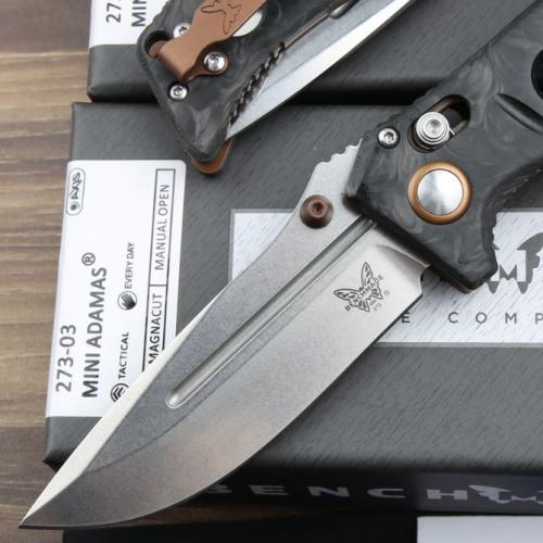 BENCHMADE 273-03 Folding Knife with Carbon Fiber Handle