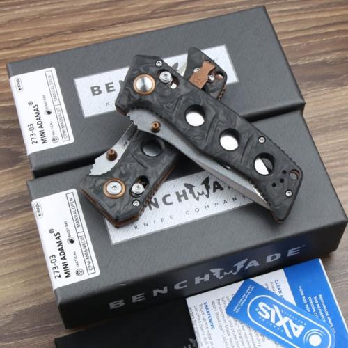 BENCHMADE 273-03 Folding Knife with Carbon Fiber Handle