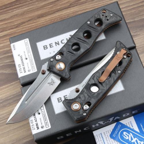 BENCHMADE 273-03 Folding Knife with Carbon Fiber Handle