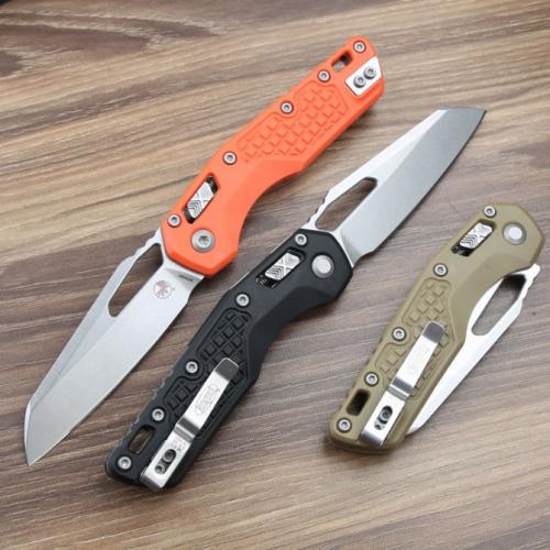 Microtech MSI Bearing Folding Knife with Nylon Fiber Handle