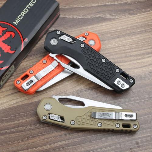 Microtech MSI Bearing Folding Knife with Nylon Fiber Handle