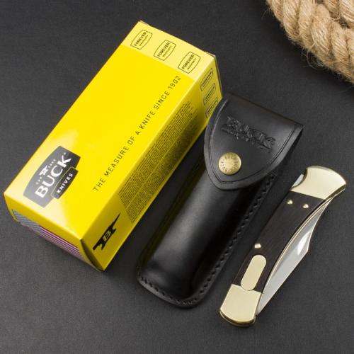 Classic Buck 110 Spring-Assisted Knife in Ebony