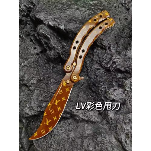 LV Custom Butterfly Knife: Precision and Elegance Combined