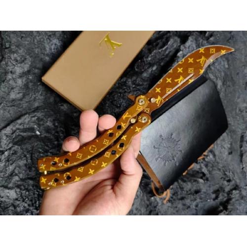 LV Custom Butterfly Knife: Precision and Elegance Combined