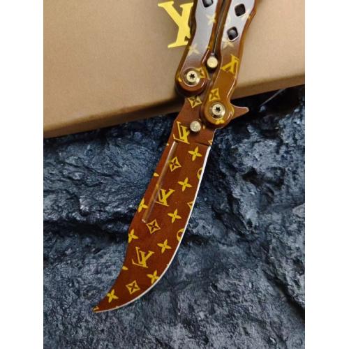 LV Custom Butterfly Knife: Precision and Elegance Combined