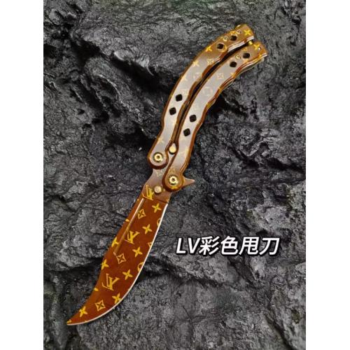 LV Custom Butterfly Knife: Precision and Elegance Combined