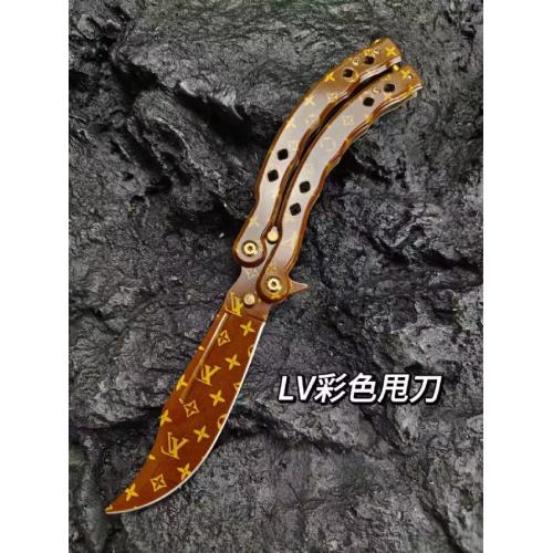 LV Custom Butterfly Knife: Precision and Elegance Combined