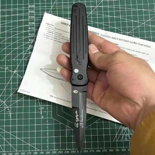 Authentic Gerber Auto Covert Side-Opening Knife