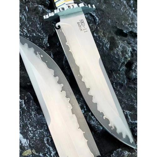Nebula Dog Bone Custom Bowie Knife