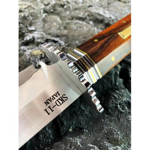 Nebula Dog Bone Custom Bowie Knife