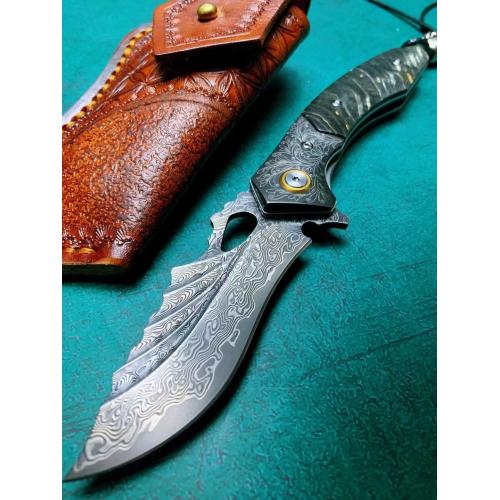 Night Demon Blade: Quick-Open Folding Knife