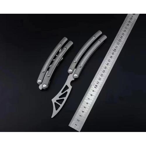 CSGO Titanium Butterfly Knife (Curved Blade)