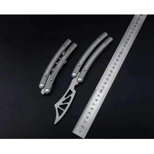 CSGO Titanium Butterfly Knife (Curved Blade)