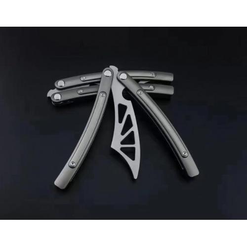 CSGO Titanium Butterfly Knife (Curved Blade)