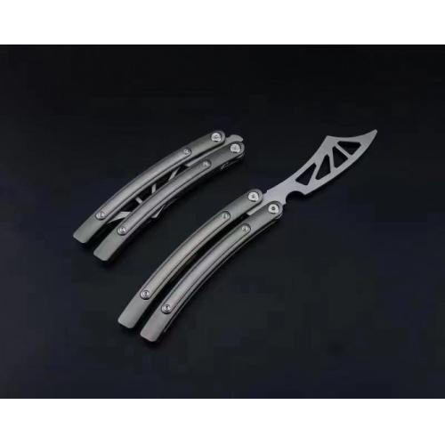 CSGO Titanium Butterfly Knife (Curved Blade)