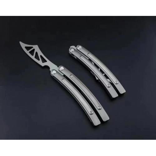 CSGO Titanium Butterfly Knife (Curved Blade)