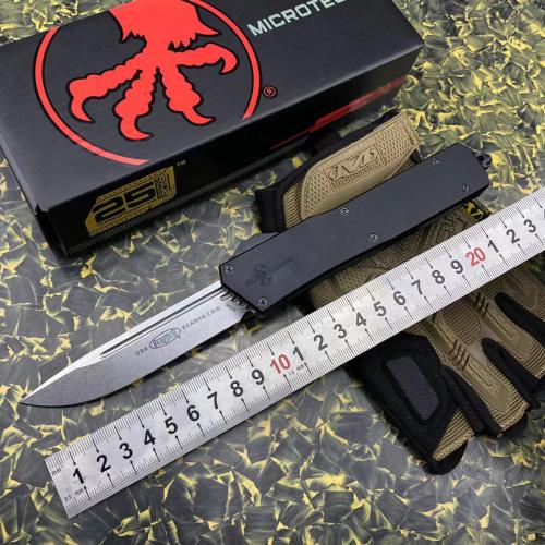 Microtech Navy Beetle 2 with Brushed Handle