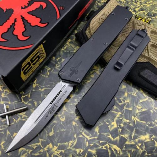 Microtech Navy Beetle 2 with Brushed Handle