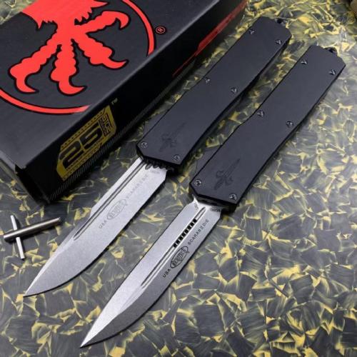 Microtech Navy Beetle 2 with Brushed Handle