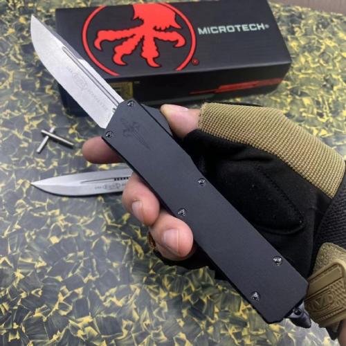 Microtech Navy Beetle 2 with Brushed Handle