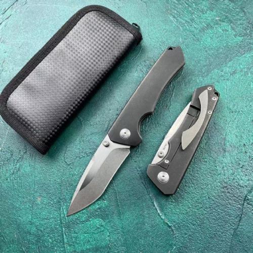 JJ155 Sailfish M390 Titanium Premium Folding Knife