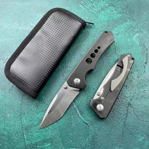 JJ155 Sailfish M390 Titanium Premium Folding Knife