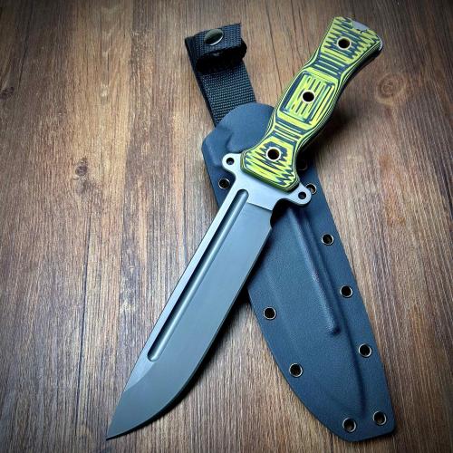 Light Cavalry Knife with Green Handle