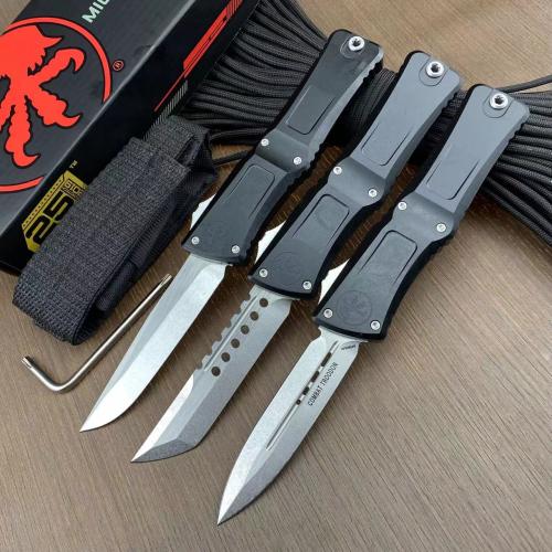 Introducing the Replica Microtech Dragon III: a masterful blend of precision engineering and sleek d...