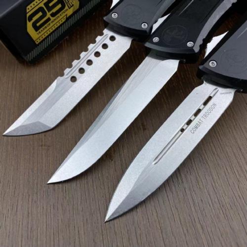 Introducing the Replica Microtech Dragon III: a masterful blend of precision engineering and sleek design. This replica 