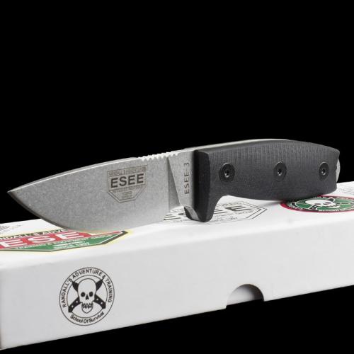 OEM ESEE-3 Rowen Tactical Fixed Blade Knife